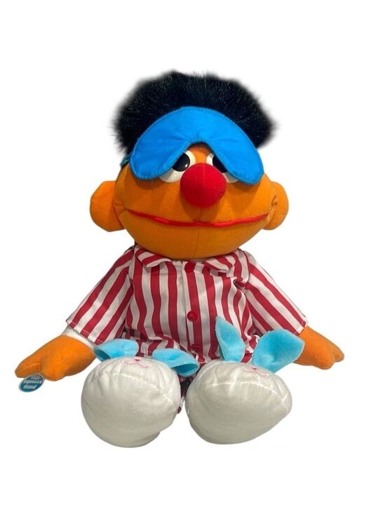 TYCO Other - NWOB TYCO 1996 Sesame Street Sleep and Snore Ernie Talk and Sing Plush 18”